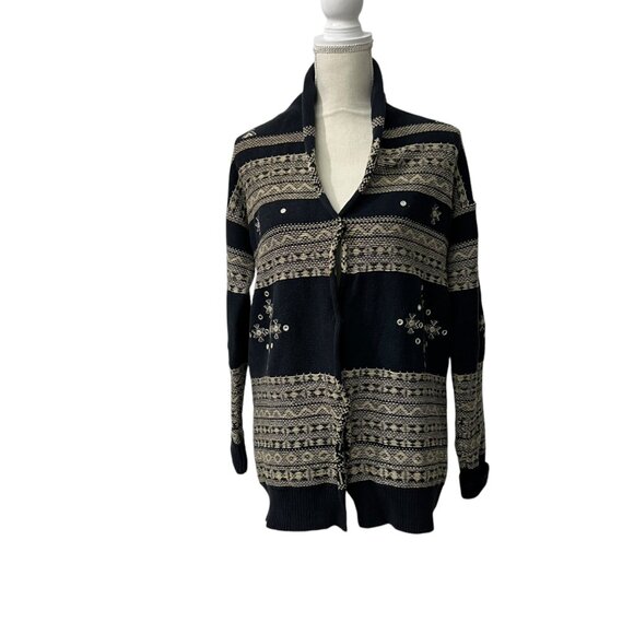 Ralph Lauren Nordic Classic Americana Rustic Cabin Folk Cardigan Sweater Size XS - Picture 6 of 10
